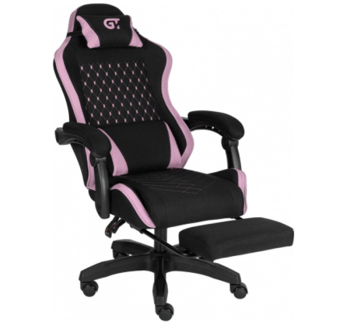 GT Racer Крісло ігрове GT Racer X-2339 Black/Pink (X-2339 Fabric Black/Pink)