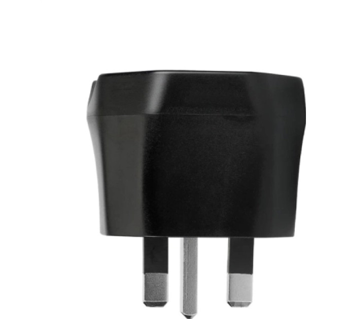 Essager Перехідник EU to UK 220V black Essager (ECTZH-YCC01-Z)