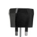 Essager Перехідник EU to UK 220V black Essager (ECTZH-YCC01-Z)