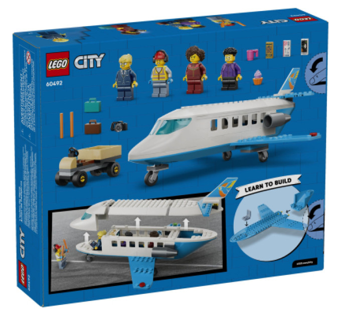 LEGO Конструктор LEGO City Пасажирський літак (60492)