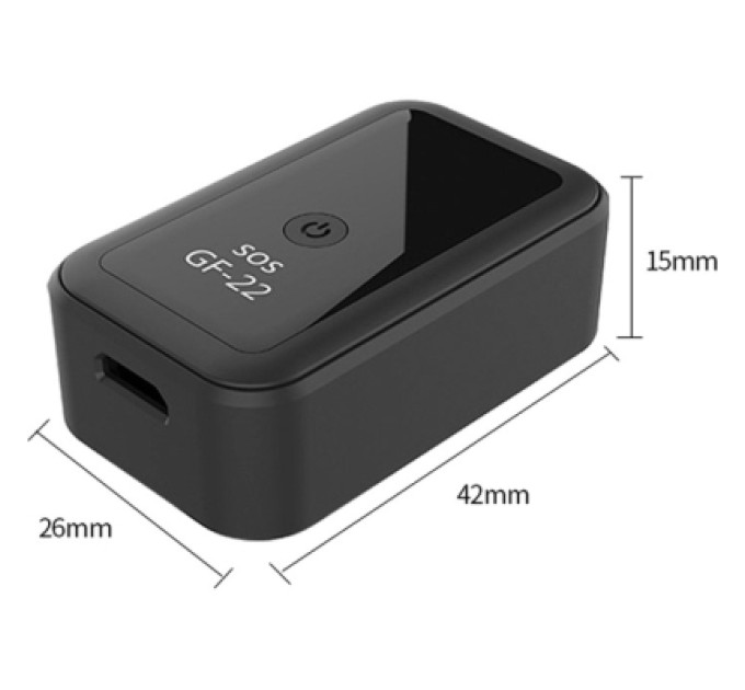 Voltronic GPS-трекер для авто Voltronic GF-22+WiFi, точність позиціювання GPS: 10m, Box, 42x2 (GF-22)