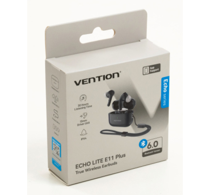 Навушники Vention Echo Lite E11 Plus Black (NBVB0-Plus)