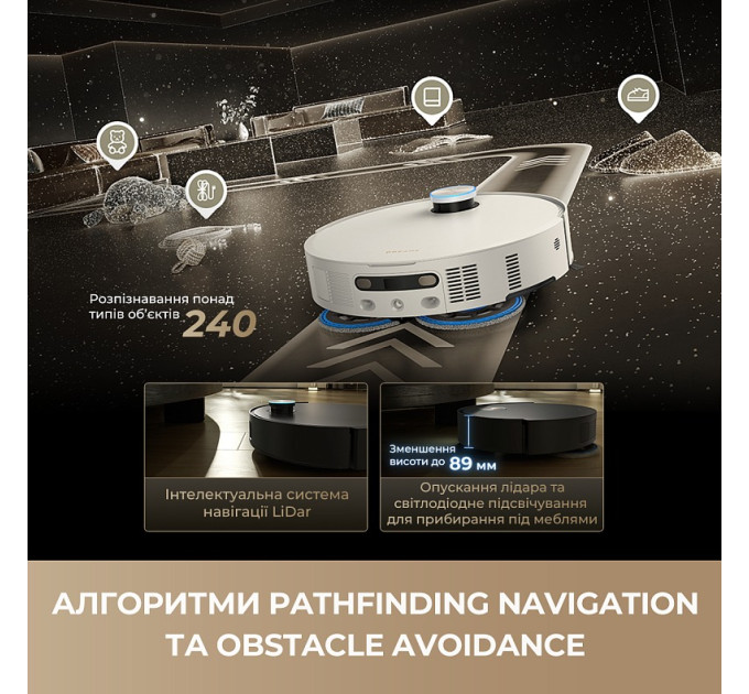 Dreame Робот-пилосос Dreame Bot MatriX 10 Ultra White (RLX95CE-wh)