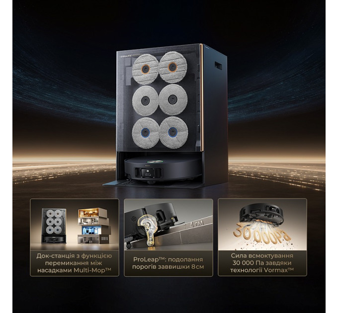 Dreame Робот-пилосос Dreame Bot MatriX 10 Ultra White (RLX95CE-wh)