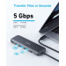Anker USB-хаб Anker USB-C Hub 332 5-in-1 Black (A8355H11)