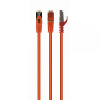 Патч корд Cablexpert PP6A-LSZHCU-O-0.25M, S/STP, литий, 50u" штекер із фіксатором, 0.25 м, помаранчевий