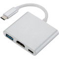 Dynamode Перехідник Dynamode Dynamode USB3.1 Type-C to 1хHDMI, 1хUSB 3.0, 1хUSB Type-C Fe (Multiport USB 3.1 Type-C to HDMI)