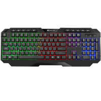 Клавіатура Xtrike ME KB-306 LED USB UA Black (KB-306UA)