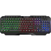 Клавіатура Xtrike ME KB-306 LED USB UA Black (KB-306UA)