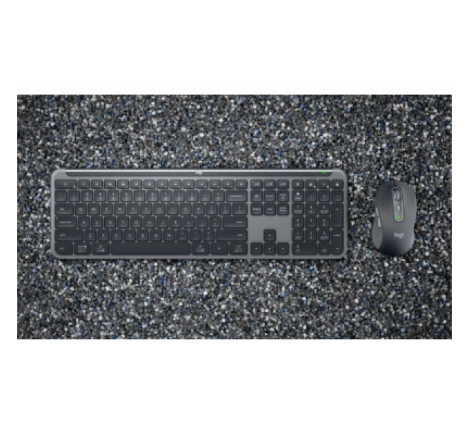 Logitech Комплект Logitech Signature Slim MK950 for Business Wireless/Bluetooth UA Graphite (920-012508)