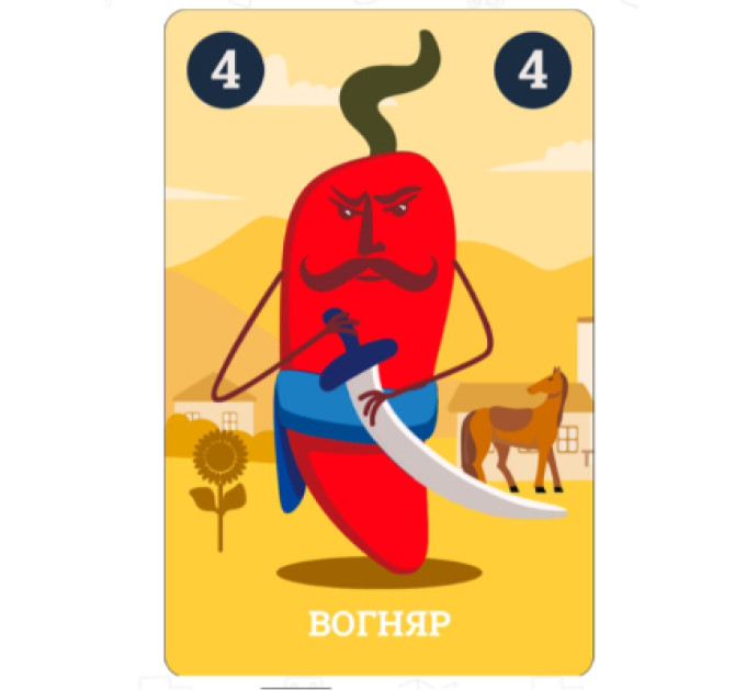 Lord of Boards Настільна гра Lord of Boards Круті Перці (Chili Mafia) - набір промокарт Вогняр (LOB22041UA)