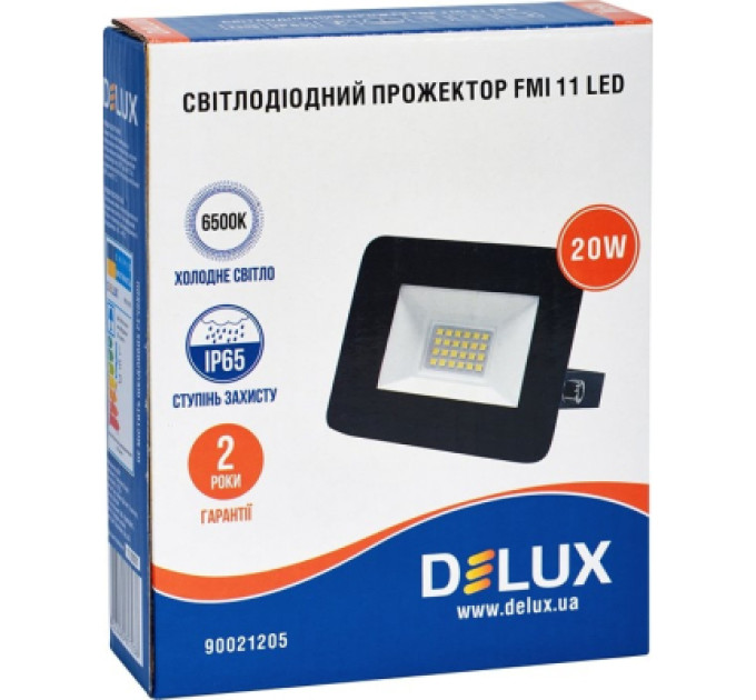 Delux Прожектор Delux FMI 11 LED 20Вт 6500K_IP65 (90021205)