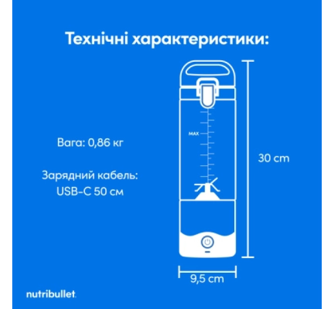 NUTRIBULLET Блендер NUTRIBULLET NBP003PU