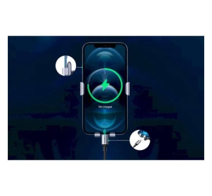 Ugreen Універсальний автотримач UGREEN LP274 Gravity Phone Holder for Round Air Vent Black (30401)