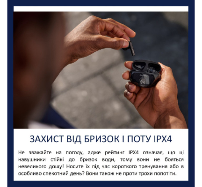 Philips Навушники Philips TAT2520BK/00 Wireless Black (TAT2520BK/00)