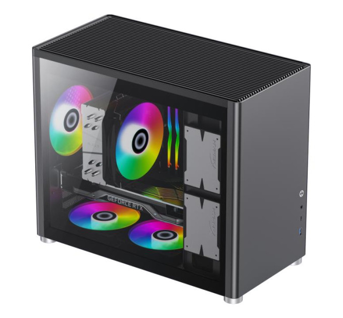 Gamemax Корпус для комп'ютера ATX W/O PSU SPARK BLACK GAMEMAX