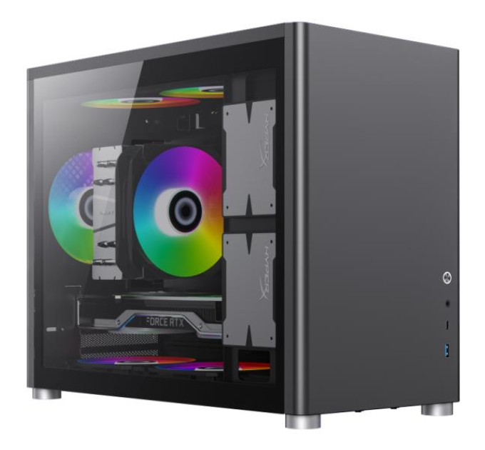 Gamemax Корпус для комп'ютера ATX W/O PSU SPARK BLACK GAMEMAX