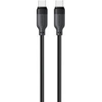 Дата кабель USB-C to USB-C 1.2m 60W TPU black Acefast (6974316283805)