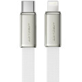 Acefast Дата кабель USB 2.0 AM to Lightning 1.2m 30W nylon white Acefast (6974316286240)