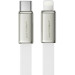 Acefast Дата кабель USB 2.0 AM to Lightning 1.2m 30W nylon white Acefast (6974316286240)