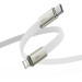 Acefast Дата кабель USB 2.0 AM to Lightning 1.2m 30W nylon white Acefast (6974316286240)