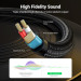 Ugreen Кабель мультимедійний 3.5mm M to 2x6.35mm M 1.0m gray Ugreen (UGR-10613)