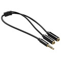 Ugreen Кабель мультимедійний 3.5mm M to 2x3.5mm F black Ugreen (UGR-30620)