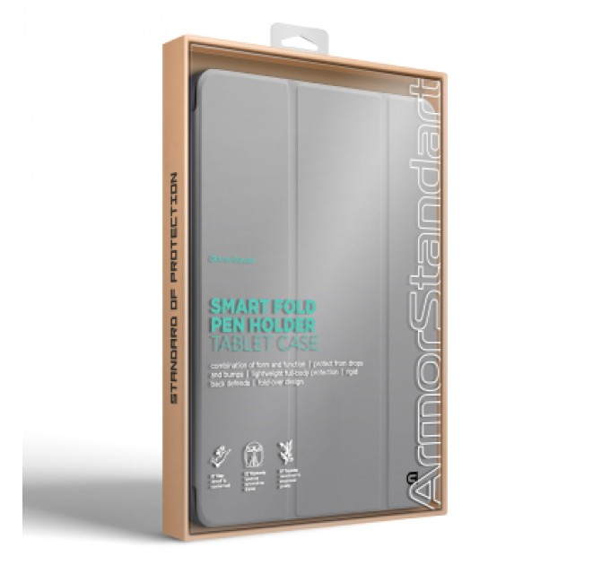 Armorstandart Чохол до планшета Armorstandart Smart Fold Pen Apple iPad Air 11 (2024) Light Grey (ARM78123)