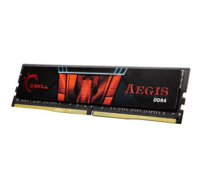 G.Skill Модуль пам'яті для комп'ютера DDR4 16GB 2666 MHz AEGIS Black G.Skill (F4-2666C19S-16GIS)
