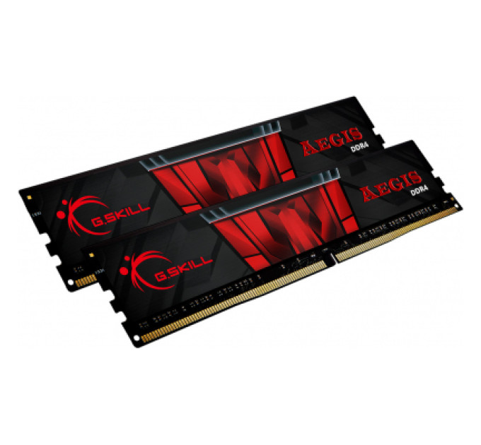 G.Skill Модуль пам'яті для комп'ютера DDR4 16GB (2x8GB) 3200 MHz AEGIS G.Skill (F4-3200C16D-16GIS)