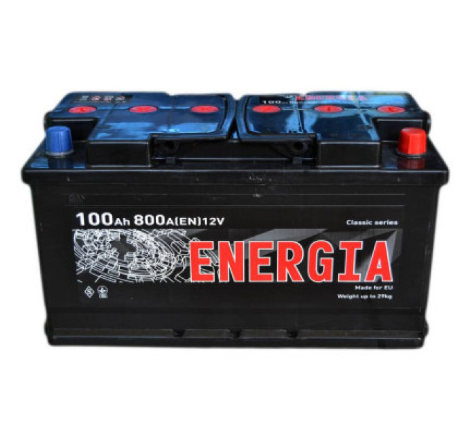 ENERGIA Акумулятор автомобільний ENERGIA 100Ah Ев (-/+) (800EN) (22392)