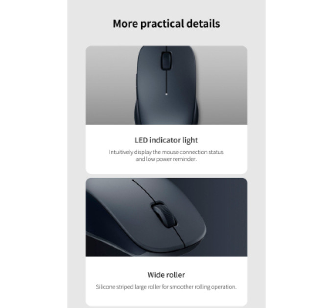 Xiaomi Мишка Xiaomi Dual-mode Wireless Mouse 2 Black (BHR8850GL) (1122318)