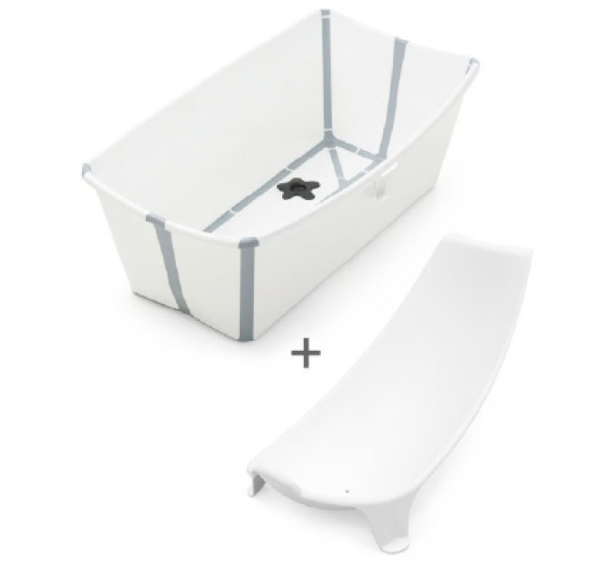 Stokke Ванночка Stokke Flexi Bath та підставка, біла (531501)