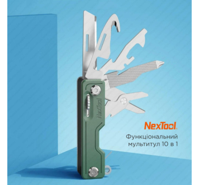 NexTool Мультитул NexTool Multi Functional Knife зелений (NE20098)