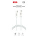 XO Дата кабель USB-C to USB-C 1.0m 60W white XO (CB-Q73CC)