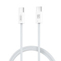 XO Дата кабель USB-C to USB-C 1.0m 60W white XO (CB-Q73CC)