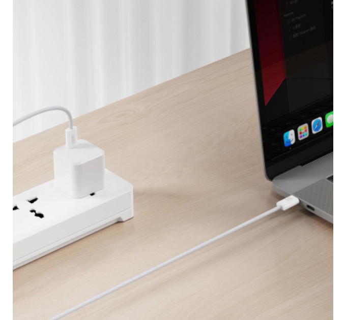 XO Дата кабель USB-C to USB-C 1.0m 60W white XO (CB-Q73CC)