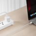 XO Дата кабель USB-C to USB-C 1.0m 60W white XO (CB-Q73CC)