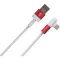 XO Дата кабель USB 2.0 AM to Micro 5P 1.0m 2.4A 90° corner white XO (NB152-M-1-WH)