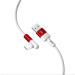 XO Дата кабель USB 2.0 AM to Micro 5P 1.0m 2.4A 90° corner white XO (NB152-M-1-WH)