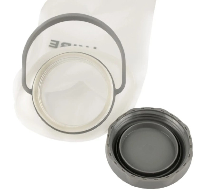 Tribe Пляшка для води Tribe Soft Bottle 1 л TPU м'яка crystal-white (T-FE-0023-crystal-white)
