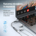 ColorWay Адаптер ColorWay USB Type-C - 3.5 мм (M/F), 0.14 м, Gray (CW-AD-CJ)