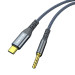 ColorWay Адаптер ColorWay USB Type-C - 3.5 мм (M/M), 1.2 м, Gray (CW-CBPDJ071-G)