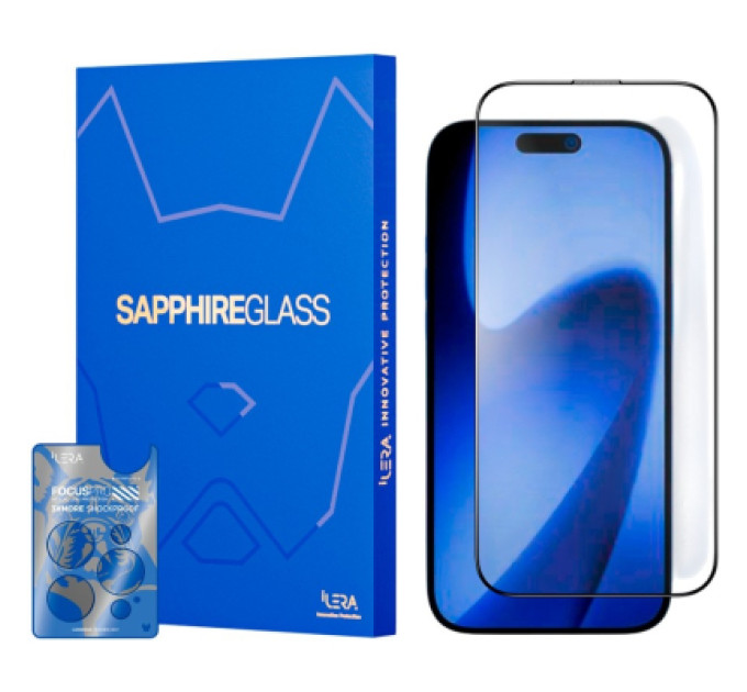 iLera Скло захисне iLera Sapphire Ultra Glass 2.0 iPhone 17 Pro Max (ILSPDLPL17PRMX)