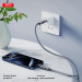 XO Дата кабель USB 2.0 AM to USB-C + USB 2.0 AM to Lightning 1.0m 60W gray XO (NB275_4-in-1_Gray)