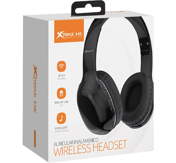 Xtrike ME Навушники Xtrike ME HD-215BK Wireless Black (HD-215BK)