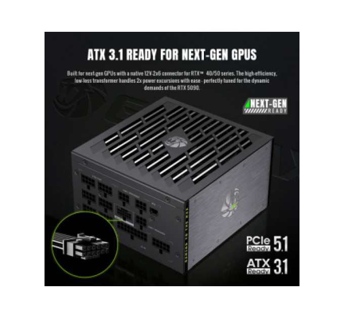 Gamemax Блок живлення Gamemax 1200W (Lion core 1200P)