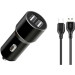 XO Зарядний пристрій XO 1xUSB + cable USB to Micro 5P TZ09 black (6920680873487)