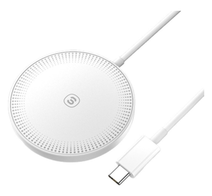 Essager Зарядний пристрій Essager 2-in-1 wireless charger 15W white (EWXCX-CF02-Z)