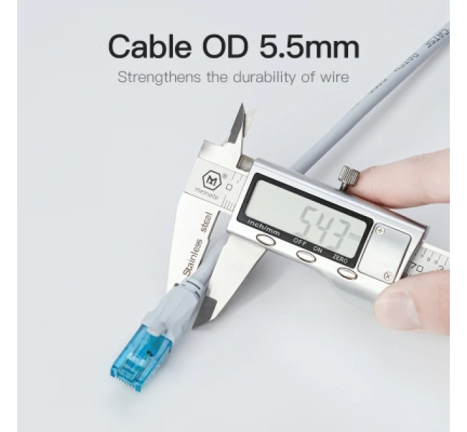 Vention Патч-корд Cat.5E UTP Patch Cable 3M Blue VENTION (VAP-A10-S300)